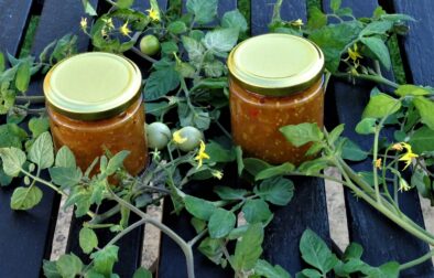 Chutney με πράσινες ντομάτες